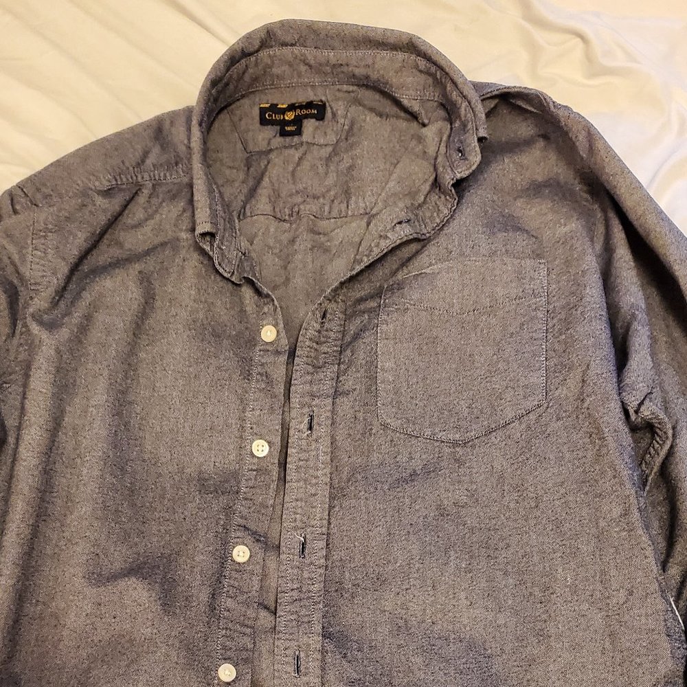 Men's business casual button down shirt - Macy's clubroom